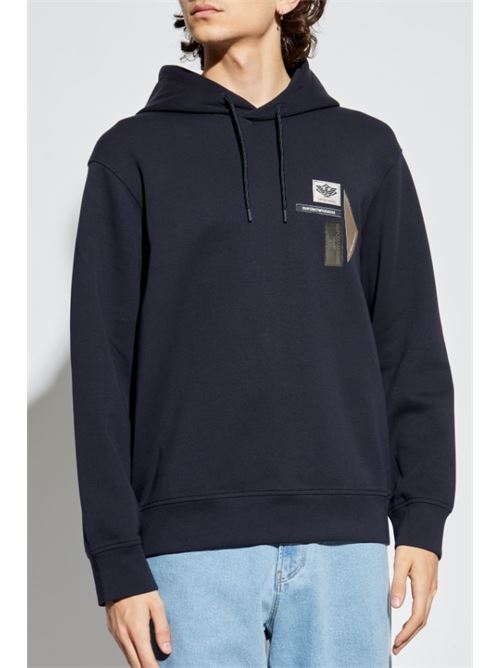Cotton blend hoodie Emporio Armani | EM003587 AF10013.UB118